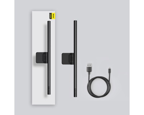 Лампа для монітора Baseus i-wok Series USB Asymmetric Light Source Screen Hanging Light (fighting) Pro Black (DGIWK-P01) Лампа для монітора Baseus i-wok Series USB Asymmetric Light Source Screen Hanging Light (fighting) Pro Black (DGIWK-P01)