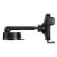 Тримач для мобiльного з БЗП Baseus Wisdom Auto Alignment Car Mount Wireless Charger(QI 15W(Suction base)Black (CGZX000101)