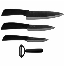 Набір ножів з 4 предметів Xiaomi HuoHou Nano Ceramic Knifes Set 4 pcs (HU0010)