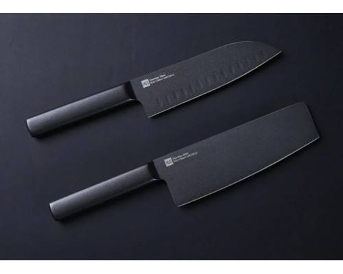 Набір ножів з 2 предметів Xiaomi HuoHou Heat Knife Set Black 2 pcs (HU0015) 