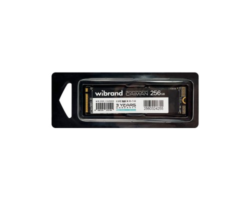 SSD M.2 Wibrand Caiman 256GB NVMe 2280 PCIe 3.0 3D NAND (WIM.2SSD/CA256GB) 