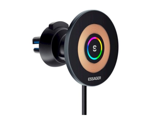 Автотримач для телефона Essager Arpege 15W Magnetic Wirless Car Charger with Phone Holder Function (Standard Version) black (EZJCX-GY01AtZ) (EZJCX-GY01A-Z) Автотримач для телефона Essager Arpege 15W Magnetic Wirless Car Charger with Phone Holder Function (Standard Version) black (EZJCX-GY01AtZ) (EZJCX-GY01A-Z)