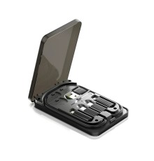 Комплект адаптерів Essager geometric multifunctional data cable storage box  black (ECJHZ-JH01-P) (ECJHZ-JH01-P)