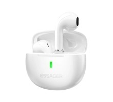 Навушники ESSAGER (color box) Shining TWS Bluetooth earphones White (EEJTW-SL02) 