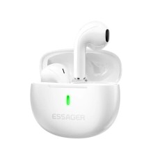 Бездротові навушники ESSAGER (color box) Shining TWS Bluetooth earphones White (EEJTW-SL02)