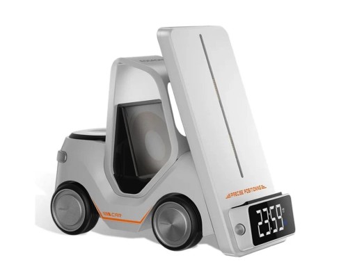Бездротовий зарядний пристрій ESSAGER (color box) Forklift desktop wireless charger 15w White (EWXZM-CC0G-Z) Бездротовий зарядний пристрій ESSAGER (color box) Forklift desktop wireless charger 15w White (EWXZM-CC0G-Z)
