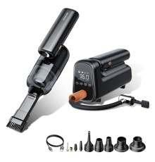 Автомобільний пилосос ESSAGER (color box) Geocentric Multi-function Cordless Pump Vacuum Cleaner Black (EXD05-DX01-Z)