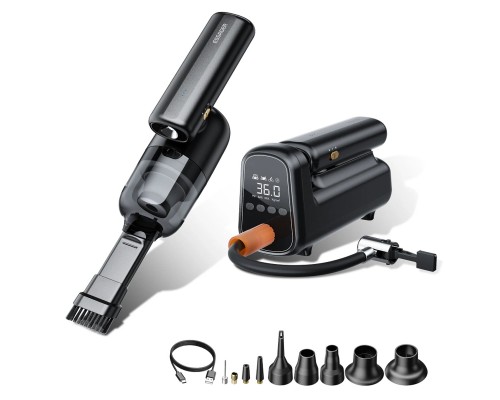 Автомобільний пилосос ESSAGER (color box) Geocentric Multi-function Cordless Pump Vacuum Cleaner Black (EXD05-DX01-Z) Автомобільний пилосос ESSAGER (color box) Geocentric Multi-function Cordless Pump Vacuum Cleaner Black (EXD05-DX01-Z)