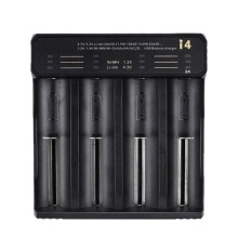 Зарядний пристрій ESSAGER Battery Charger with LED Indicator For 4 LED Black (ECDQ-I401)