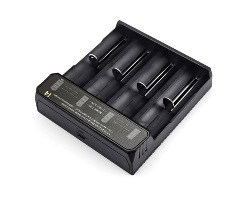 Зарядний пристрій ESSAGER Battery Charger with LED Indicator For 4 LED Black (ECDQ-I401) Зарядний пристрій ESSAGER Battery Charger with LED Indicator For 4 LED Black (ECDQ-I401)