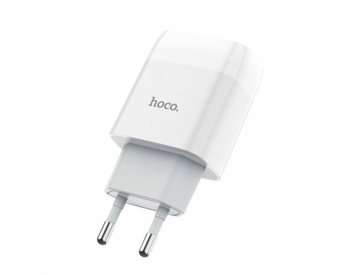 Мережевий зарядний пристрій HOCO C73A Glorious dual port charger White (6931474712912) Мережевий зарядний пристрій HOCO C73A Glorious dual port charger White (6931474712912)