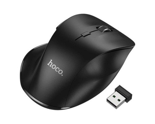 Миша HOCO GM24 Mystic six-button dual-mode business wireless mouse Black (6931474799432) Миша HOCO GM24 Mystic six-button dual-mode business wireless mouse Black (6931474799432)