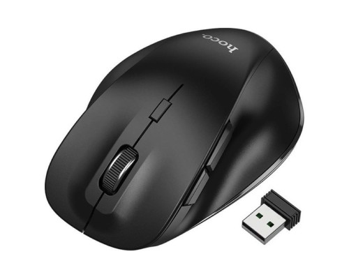 Миша HOCO GM24 Mystic six-button dual-mode business wireless mouse Black (6931474799432) Миша HOCO GM24 Mystic six-button dual-mode business wireless mouse Black (6931474799432)