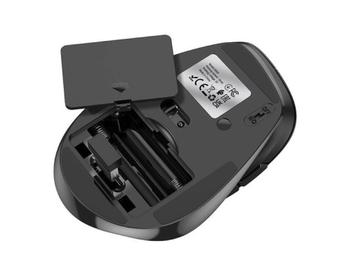 Миша HOCO GM24 Mystic six-button dual-mode business wireless mouse Black (6931474799432) Миша HOCO GM24 Mystic six-button dual-mode business wireless mouse Black (6931474799432)