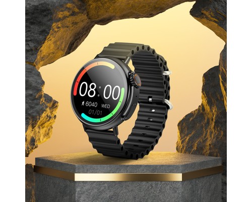 Смарт-годинник HOCO Y18 Smart sports watch(call version) Black (6942007605243 ) 
