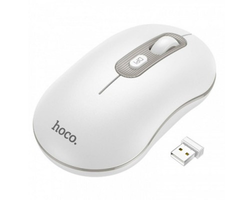 Миша Hoco GM21 Platinum 2.4G business wireless mouse White Gray (6931474790958) Миша Hoco GM21 Platinum 2.4G business wireless mouse White Gray (6931474790958)