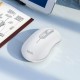 Миша Hoco GM21 Platinum 2.4G business wireless mouse White Gray (6931474790958)
