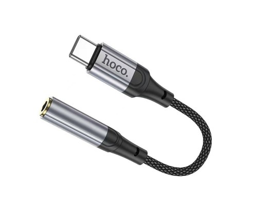 Аудiокабель HOCO LS36 Fresh Digital Type-C to 3.5 audio converter Black (6942007608886 ) Аудiокабель HOCO LS36 Fresh Digital Type-C to 3.5 audio converter Black (6942007608886 )