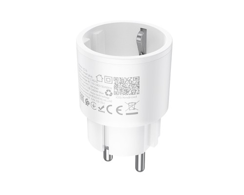 Смарт розетка HOCO AC16 Veloz smart socket(EU/GER) White (6942007616959 ) Смарт розетка HOCO AC16 Veloz smart socket(EU/GER) White (6942007616959 )