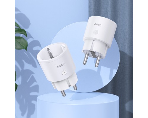 Смарт розетка HOCO AC16 Veloz smart socket(EU/GER) White (6942007616959 ) Смарт розетка HOCO AC16 Veloz smart socket(EU/GER) White (6942007616959 )