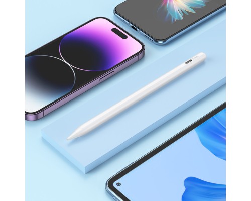 Стилус HOCO GM109 Smooth series active universal capacitive pen White (6942007603980 ) Стилус HOCO GM109 Smooth series active universal capacitive pen White (6942007603980 )