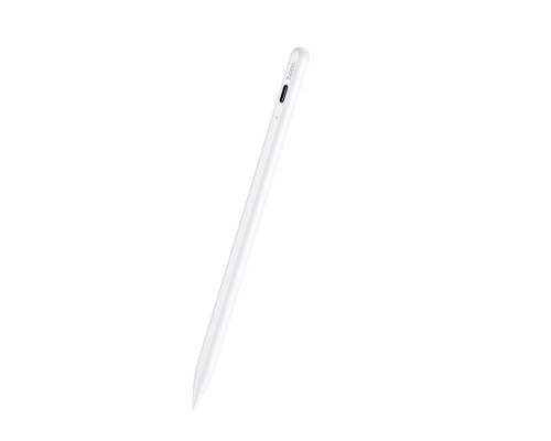 Стилус HOCO GM102 Smooth series active anti-mistake touch capacitive pen for iPAD White (6931474761170) Стилус HOCO GM102 Smooth series active anti-mistake touch capacitive pen for iPAD White (6931474761170)