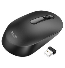 Маніпулятор миша HOCO GM14 Platinum 2.4G business wireless mouse Black (6931474757869)