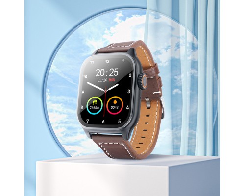 Смарт-годинник HOCO Y17 Smart sports watch(call version) Black (6942007604840 ) Смарт-годинник HOCO Y17 Smart sports watch(call version) Black (6942007604840 )