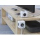 Мережевий подовжувач Allocacoc PowerCube Extended з заземленням 4 розетки 2 USB 1.5 м, сірий (1402GY/DEEUPC)
