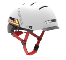 Захисний шолом Livall BH51M NSO (L) Sandstone Grey (57-61см), акустика JBL, мікрофон, сигнали поворотів та стопів, додаток, пульт BR80, застібка, BT (LIV-JB51MN-4312) 