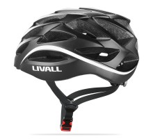 Захисний шолом Livall BH62 NEO (L) Black/White (55-61см), акустика, мікрофон, сигнали поворотів та стопів, додаток, пульт BR80, Bluetooth (ZHLIV-TBH62N-4041) 