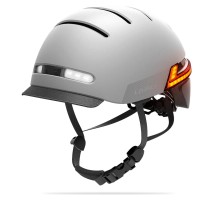 Захисний шолом Livall BH51M NEO (L) Sandstone Grey (57-61см), акустика, мікрофон, сигнали поворотів та стопів, додаток, пульт BR80, Bluetooth (LIV-T1V6MN-6310) 