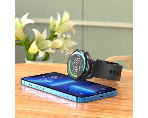 Смарт-годинник HOCO Y7 Smart watch Black (6931474761743) Смарт-годинник HOCO Y7 Smart watch Black (6931474761743)
