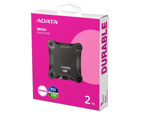 SSD ADATA SD620 2TB USB 3.2 520/460Mb/s Black (SD620-2TCBK) SSD ADATA SD620 2TB USB 3.2 520/460Mb/s Black (SD620-2TCBK)