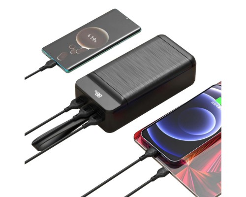 Зовнішній акумулятор XO PR159  PD20W/QC22.5W 60000mAh Black (6920680828364) 