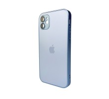 Чохол для смартфона AG Glass Matt Frame Color Logo for Apple iPhone 11 Sierra Blue (AGMattFrameiP11LBlue) 