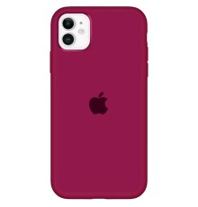 Чохол для смартфона Silicone Full Case AA Open Cam for Apple iPhone 11 кругл 35,Maroon (FullOpeAAKPi11-35)