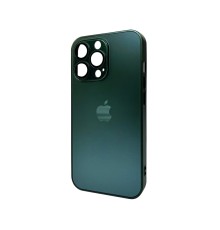 Чохол для смартфона AG Glass Matt Frame Color Logo for Apple iPhone 13 Pro Cangling Green (AGMattFrameiP13PGreen)