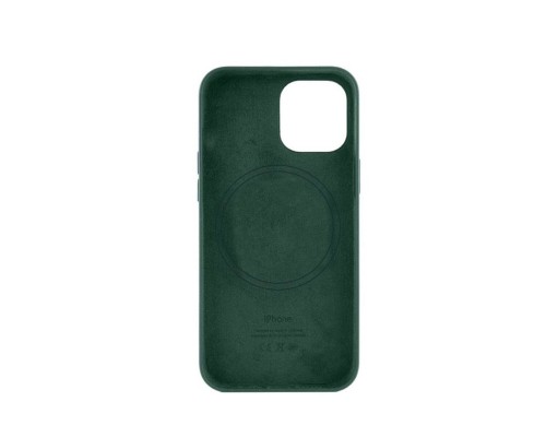 Чохол для смартфона Leather AAA Full Magsafe IC for iPhone 15 Pro Max Fir Green (Leat15PMFirGreen) 
