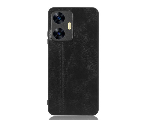 Чохол для смартфона Cosmiс Leather Case for Realme C55 Black (CoLeathRealC55Black) Чохол для смартфона Cosmiс Leather Case for Realme C55 Black (CoLeathRealC55Black)
