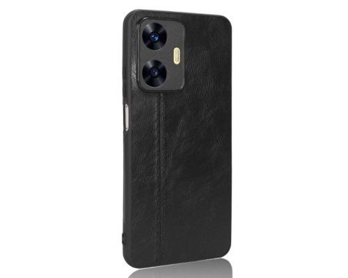 Чохол для смартфона Cosmiс Leather Case for Realme C55 Black (CoLeathRealC55Black) Чохол для смартфона Cosmiс Leather Case for Realme C55 Black (CoLeathRealC55Black)