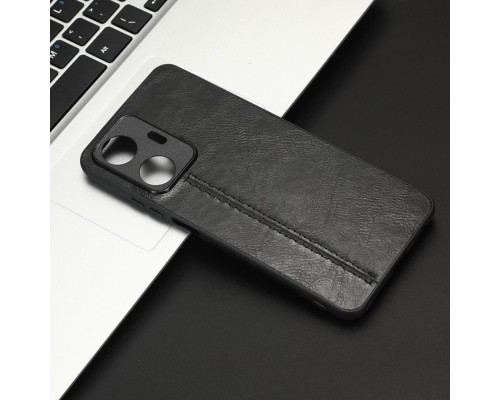 Чохол для смартфона Cosmiс Leather Case for Realme C55 Black (CoLeathRealC55Black) Чохол для смартфона Cosmiс Leather Case for Realme C55 Black (CoLeathRealC55Black)