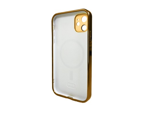 Чохол для смартфона AG Glass Sapphire Frame MagSafe Logo for Apple iPhone 11 Gold (AGSappiFRP11Gold) Чохол для смартфона AG Glass Sapphire Frame MagSafe Logo for Apple iPhone 11 Gold (AGSappiFRP11Gold)