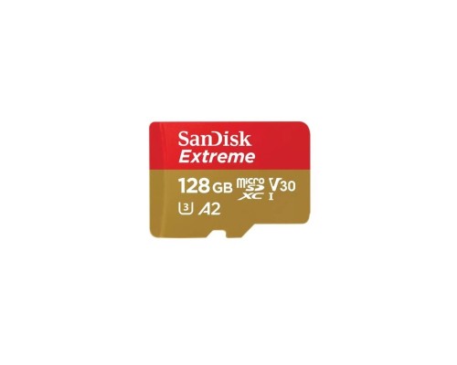 microSDXC (UHS-1 U3) SanDisk Extreme A2 128Gb class 10 V30 (R190MB/s,W90MB/s) (adapter SD) (SDSQXAA-128G-GN6MA) microSDXC (UHS-1 U3) SanDisk Extreme A2 128Gb class 10 V30 (R190MB/s,W90MB/s) (adapter SD) (SDSQXAA-128G-GN6MA)