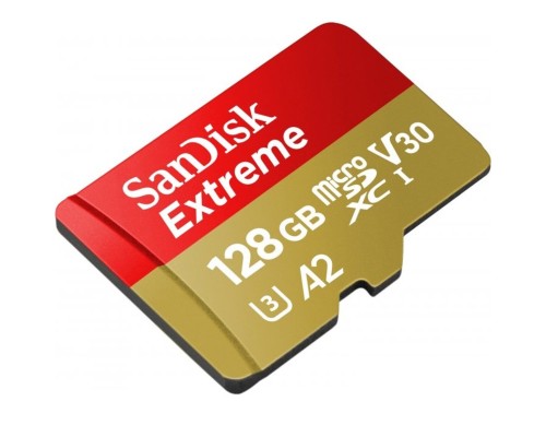 microSDXC (UHS-1 U3) SanDisk Extreme A2 128Gb class 10 V30 (R190MB/s,W90MB/s) (adapter SD) (SDSQXAA-128G-GN6MA) microSDXC (UHS-1 U3) SanDisk Extreme A2 128Gb class 10 V30 (R190MB/s,W90MB/s) (adapter SD) (SDSQXAA-128G-GN6MA)