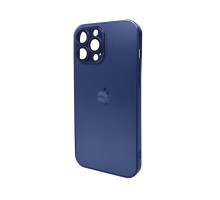 Чохол для смартфона AG Glass Matt Frame Color Logo for Apple iPhone 13 Pro Max Navy Blue (AGMattFrameiP13PMBlue) 