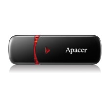 Flash Apacer USB 2.0 AH333 64Gb black (AP64GAH333B-1) 