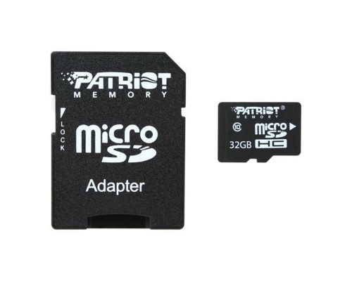 microSDHC (UHS-1) Patriot LX Series 32Gb class 10 (adapter SD) (PSF32GMCSDHC10) microSDHC (UHS-1) Patriot LX Series 32Gb class 10 (adapter SD) (PSF32GMCSDHC10)