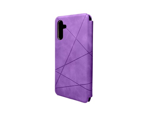 Чохол-книжка для смартфона Dekker Geometry for Samsung Galaxy A13 4G Lilac (GeoSa134GLilac)