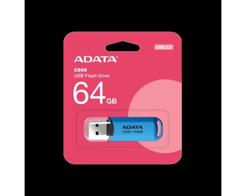 Flash A-DATA USB 2.0 C906 64Gb Water Blue (AC906-64G-RWB) Flash A-DATA USB 2.0 C906 64Gb Water Blue (AC906-64G-RWB)